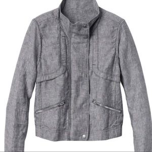 Athleta Sahara linen bomber jacket NWT Medium